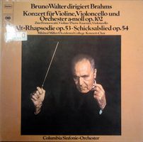 Brahms/Columbia SO/Walter/Fournier/Francescatti: Konzert LP