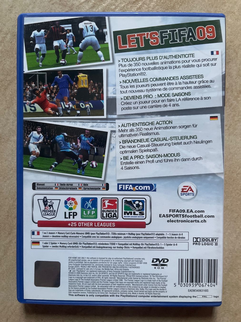 Sony Jeux: Jeu FIFA 09 pour Playstation PS2 – D'occasion à Vernayaz par Darkfrost 1