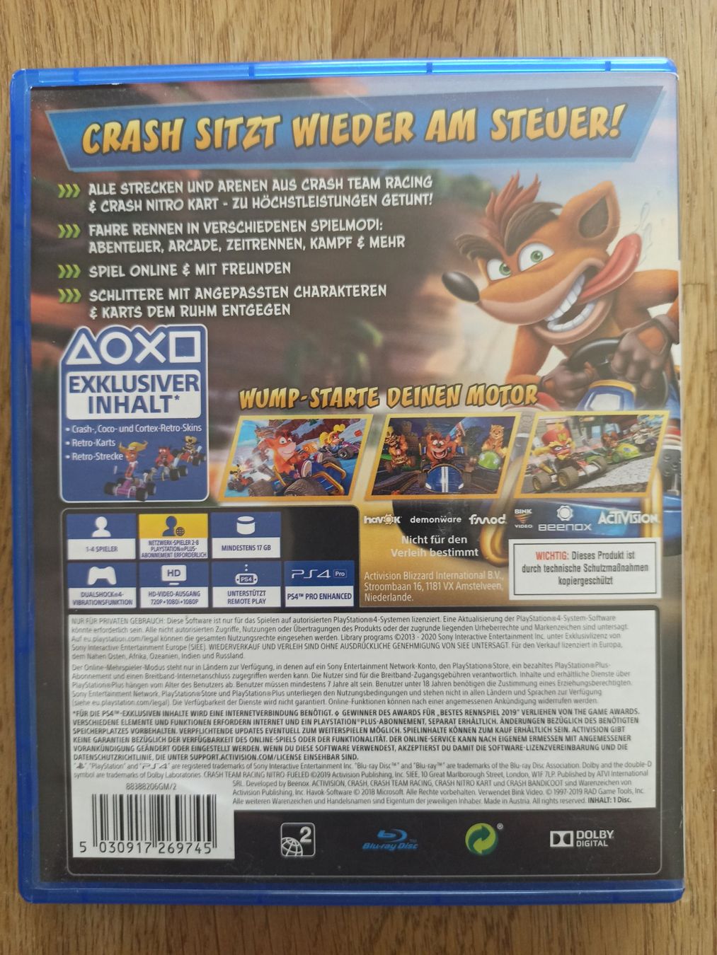 CTR - Crash Team Racing Nitro-Fueled PS4 / PS5 (Gebraucht) in ...