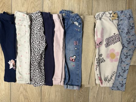 9x Hose für Mädchen Größe 86 🎀