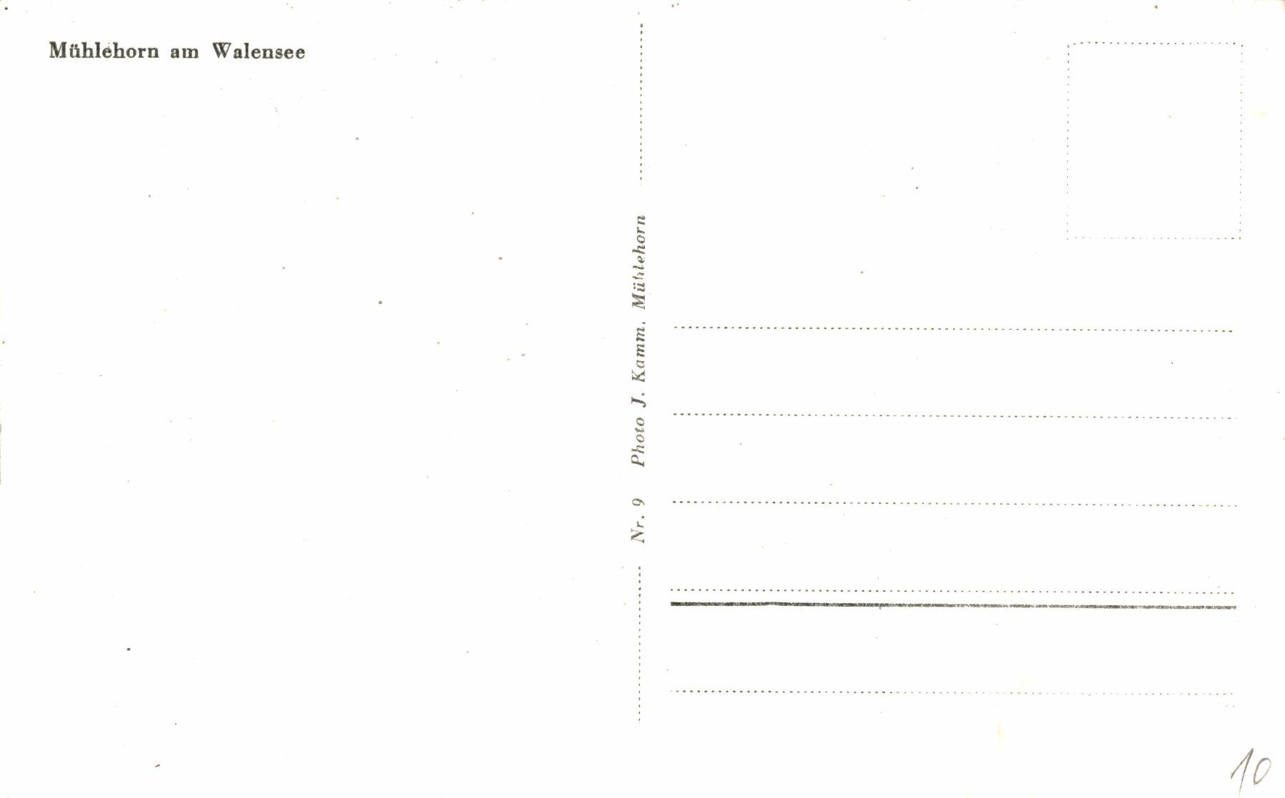 Cartoline postali: Mühlehorn am Walensee – Usato da Bronschhofen venduto da Astore 1
