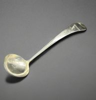 Vintage Gero Alpaca Silver-Plated Soup Ladle