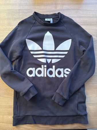 Adidas Sweater Black with White Logo