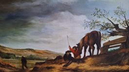 Spanische Szene - Landschaft