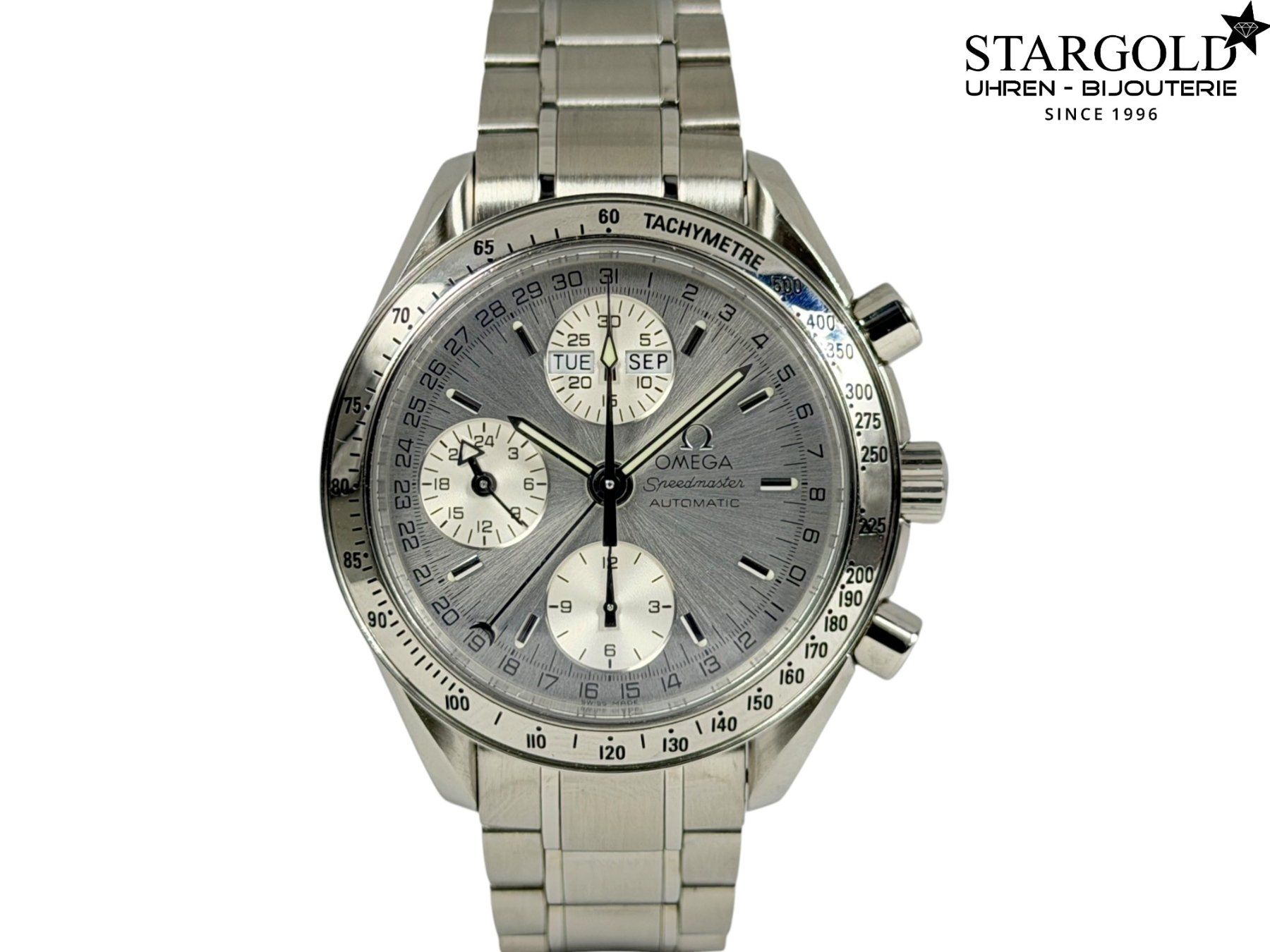 Omega Orologi: Omega Speedmaster triple calendar - 3523.30 – Usato da Zürich venduto da Stargold-Uhren