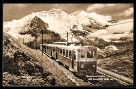 Jungfraujoch, Wengernalpbahn mit Jungfra