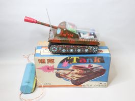 Blech Panzer mit Kabelfernbedienung Tank