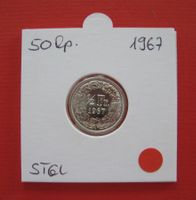 50 Rappen 1967, stempelglanz ( rote Markierung )
