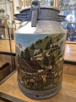 Milchkanne Tanse mit Appenzeller Bauernmalerei