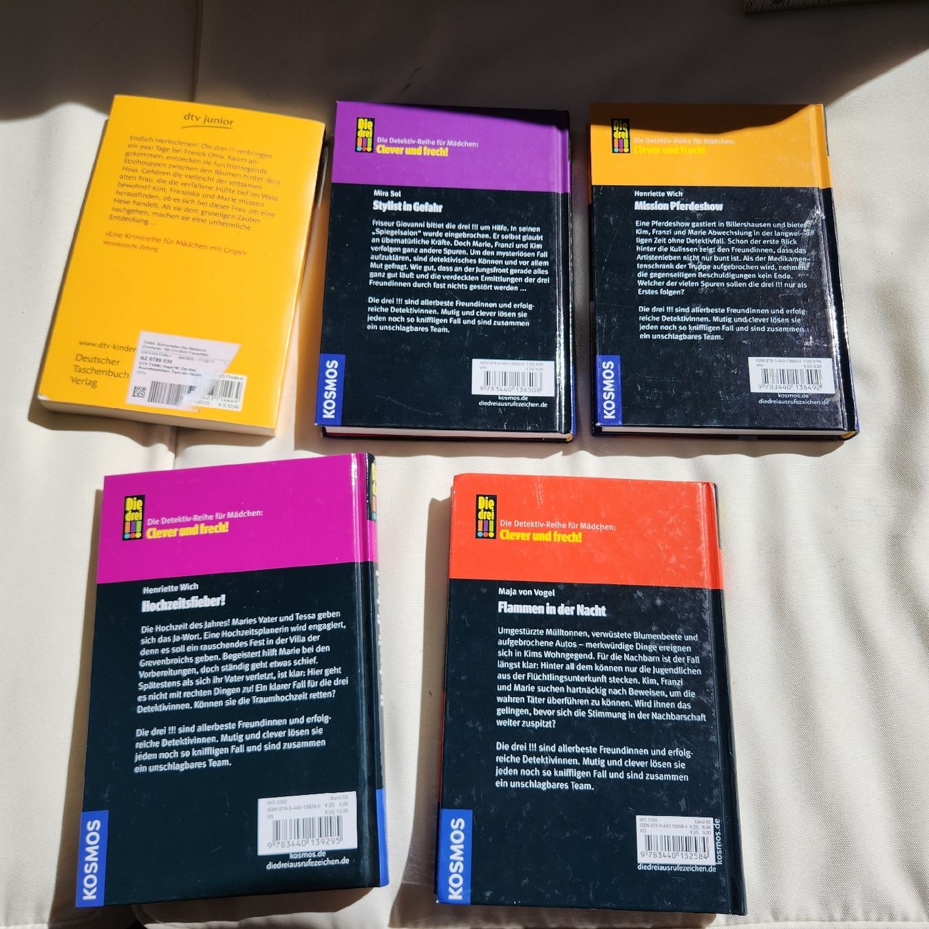 Libri: Set 5 Bücher Die drei !!! – Usato da Oberwangen TG venduto da Espana770 1