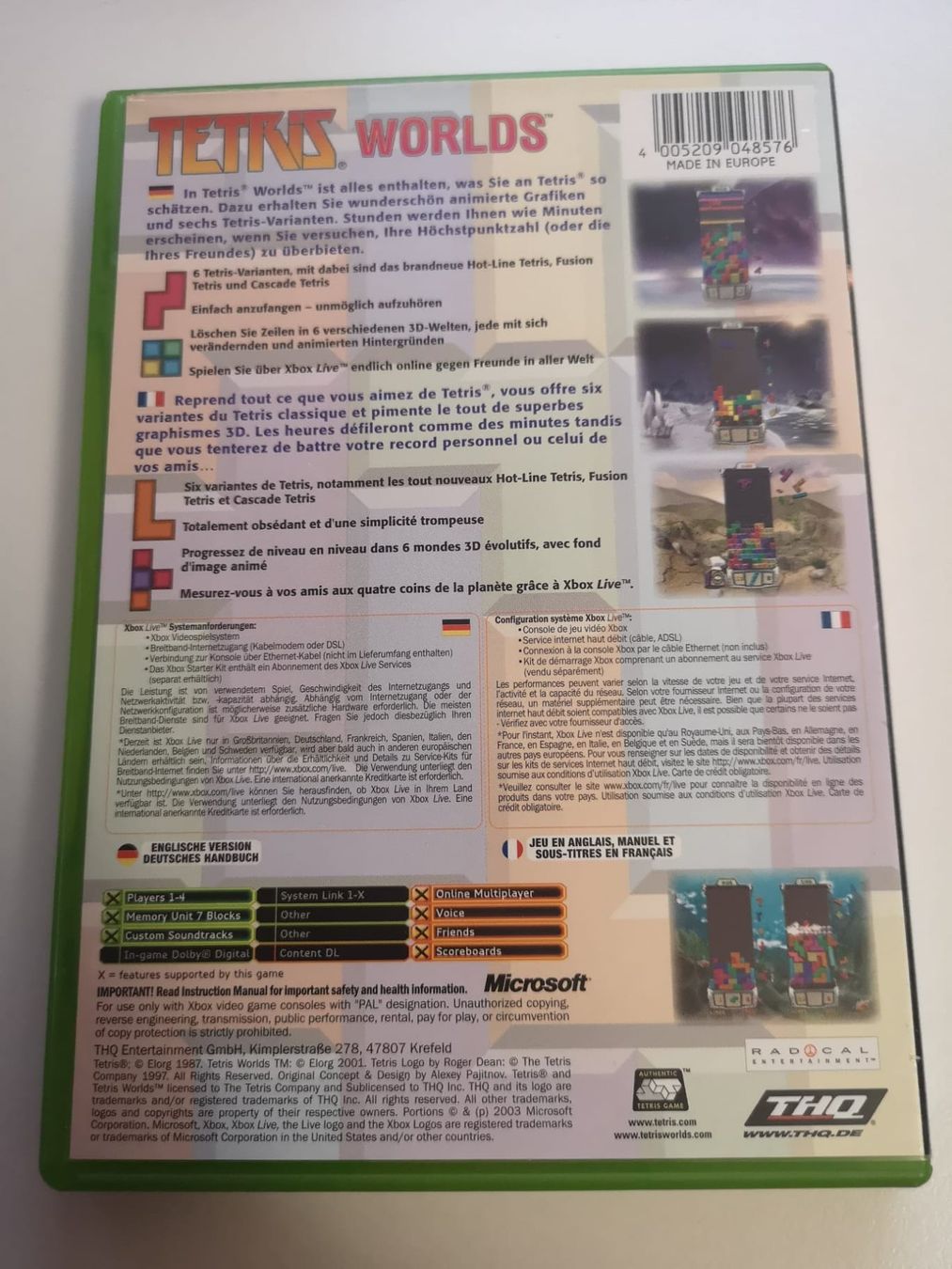 Giochi: Tetris Worlds (XBOX) – Usato da Herisau venduto da Seyashop1 2