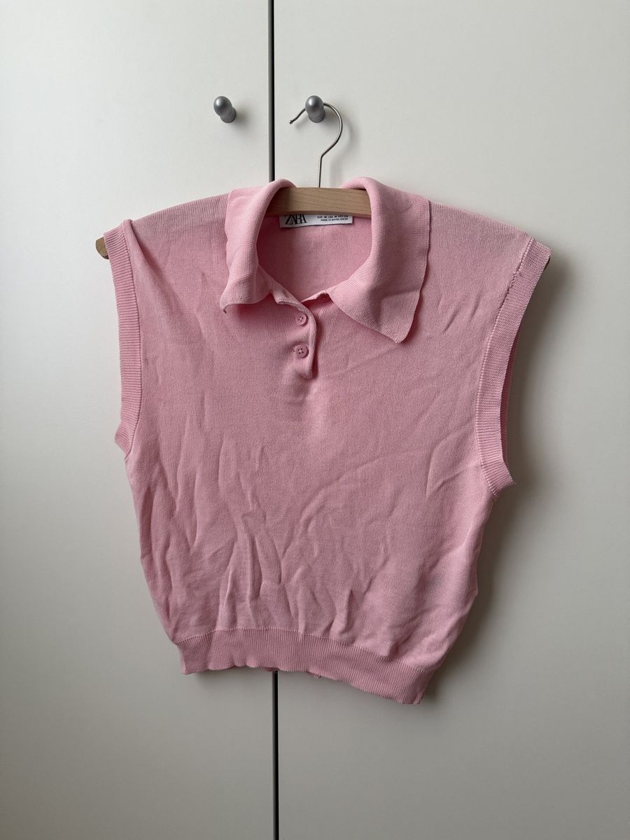 Zara Top: Damen Strickweste/ Top rosa Gr. S-M – Nuovo (secondo la descrizione) da Gümligen venduto da kleiderschrankbe6 1