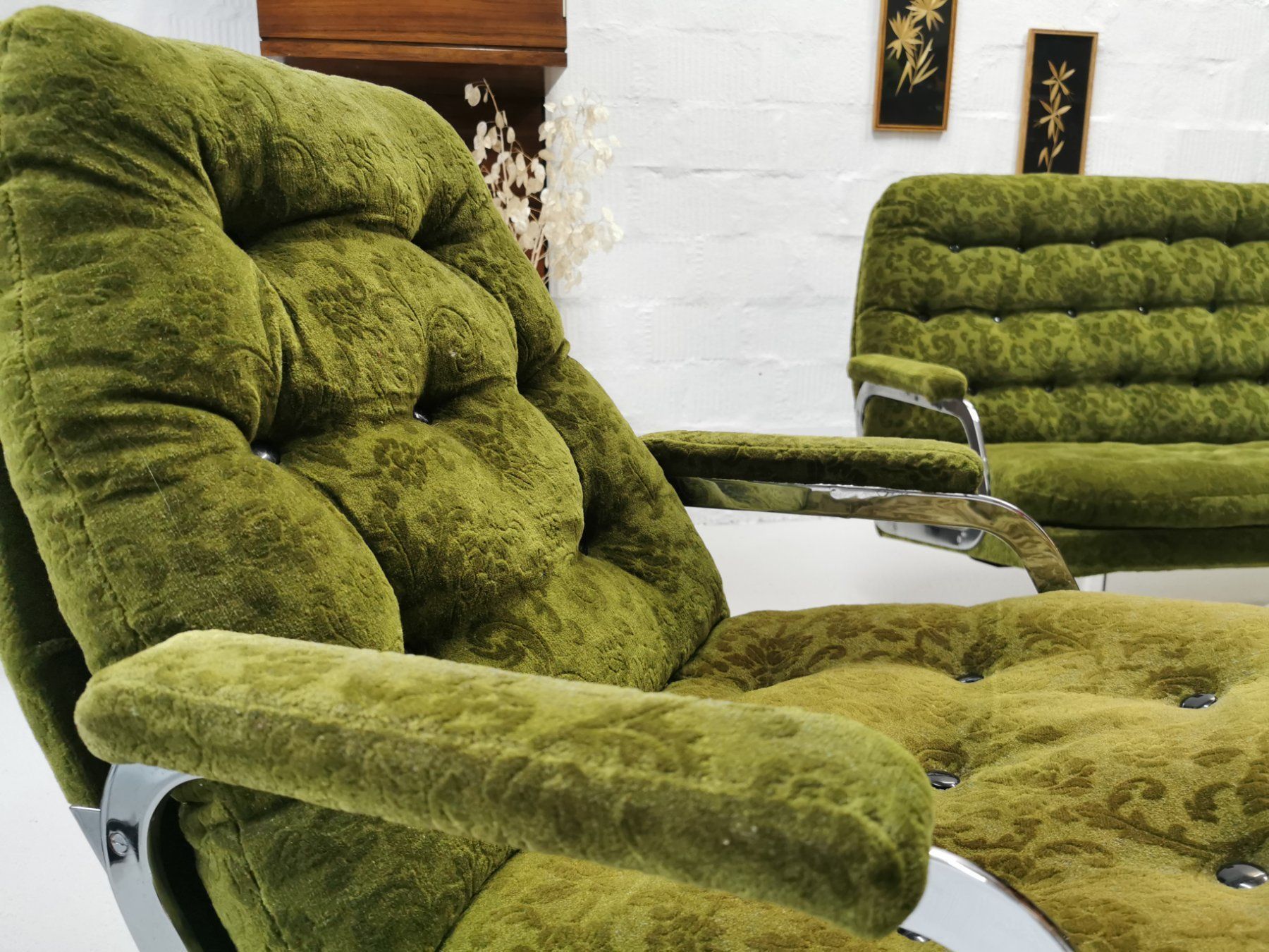Divani: Vintage, Retro Sitzgrouppe - Space Age – Usato da Walzenhausen venduto da stilvollwohnen 3