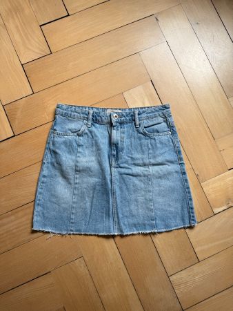 BERSHKA - Jeansrock hellblau 38