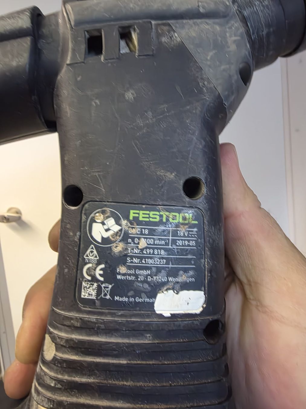 Festool Trapani: Festool BHC 18 Bohrhammer – Usato da Dällikon venduto da John178 2