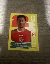 Aufkleber: Panini Sticker FIFA WM 2026 Jonathan David CAN20 – Gebraucht aus Oberglatt ZH von nbl_z2vw