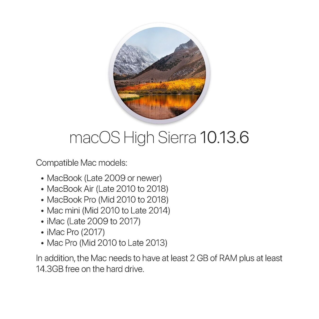 Apple Software: Apple macOS 10.13 High Sierra, Operating system bootable USB – Nuovo (secondo la descrizione) da Gerlafingen venduto da PC-Help-Zuchwil-GmbH 2