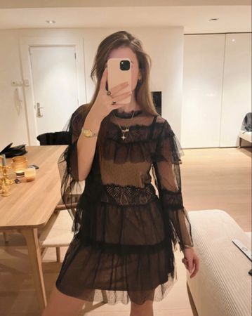 Zara Basic Beige Dress - Size M- little black dress 
