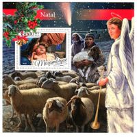 Block "Weihnachten". Mosambik.