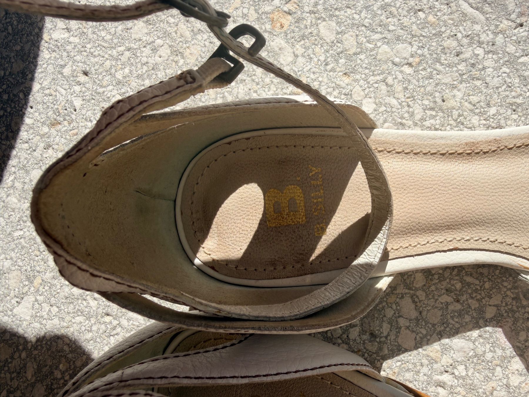 Scarpe da donna: Slingpumps Cremeweiss Grösse 38 – Usato da Brütten venduto da Rod816 5