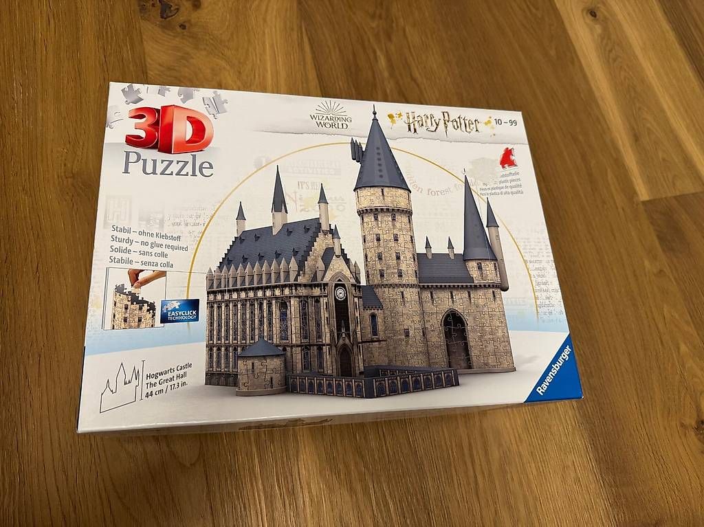 Ravensburger Puzzle: Ravensburger Hogwarts 3D Schloss - 540 Teile – Usato da Therwil venduto da Sikike