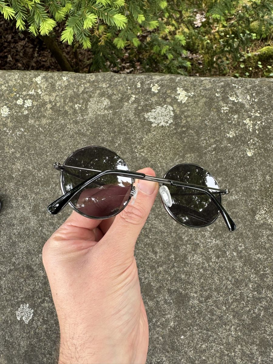 H&M Occhiali & Lenti: H&M Round Sunglasses Thin Frame Black – Nuovo (secondo la descrizione) da Winterthur venduto da rus_2l2p 4