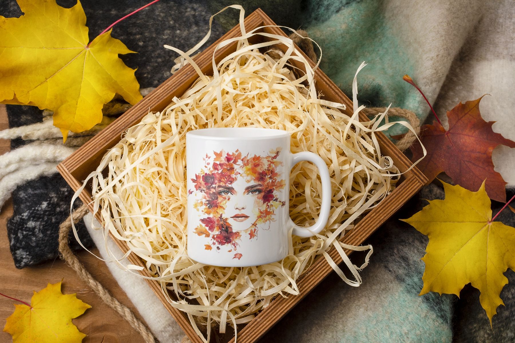 Tassen: Keramik Herbst Tasse NEU – Neu und originalverpackt aus Glattfelden von Calmprint