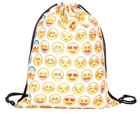 Rucksack Smiley Emoji Chat Whatsapp iPhone Android lachen