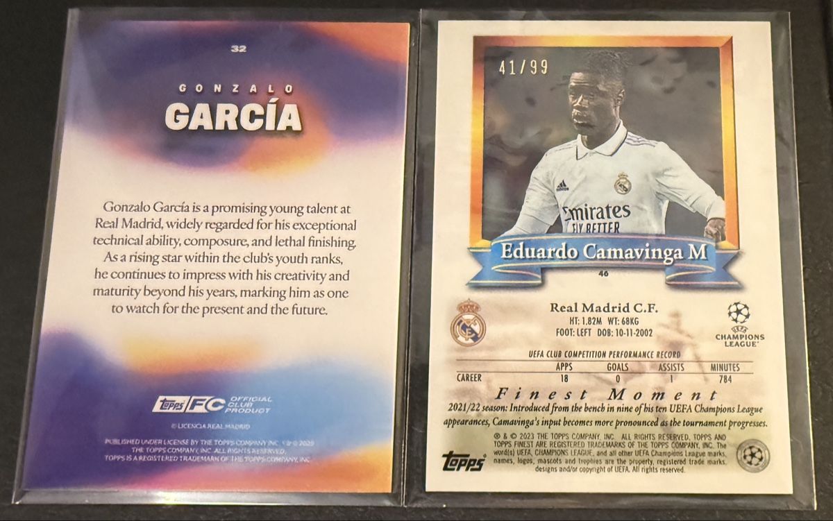 Panini Sammelbilder & Trading cards: 2x Real Madrid Lot Numbered  – Neu (gemäss Beschreibung) aus Walliswil b.Wangen von Swiss-Trading-Bros 1