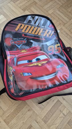 Kinder Rucksack Disney Cars rot schwarz guter Zustand