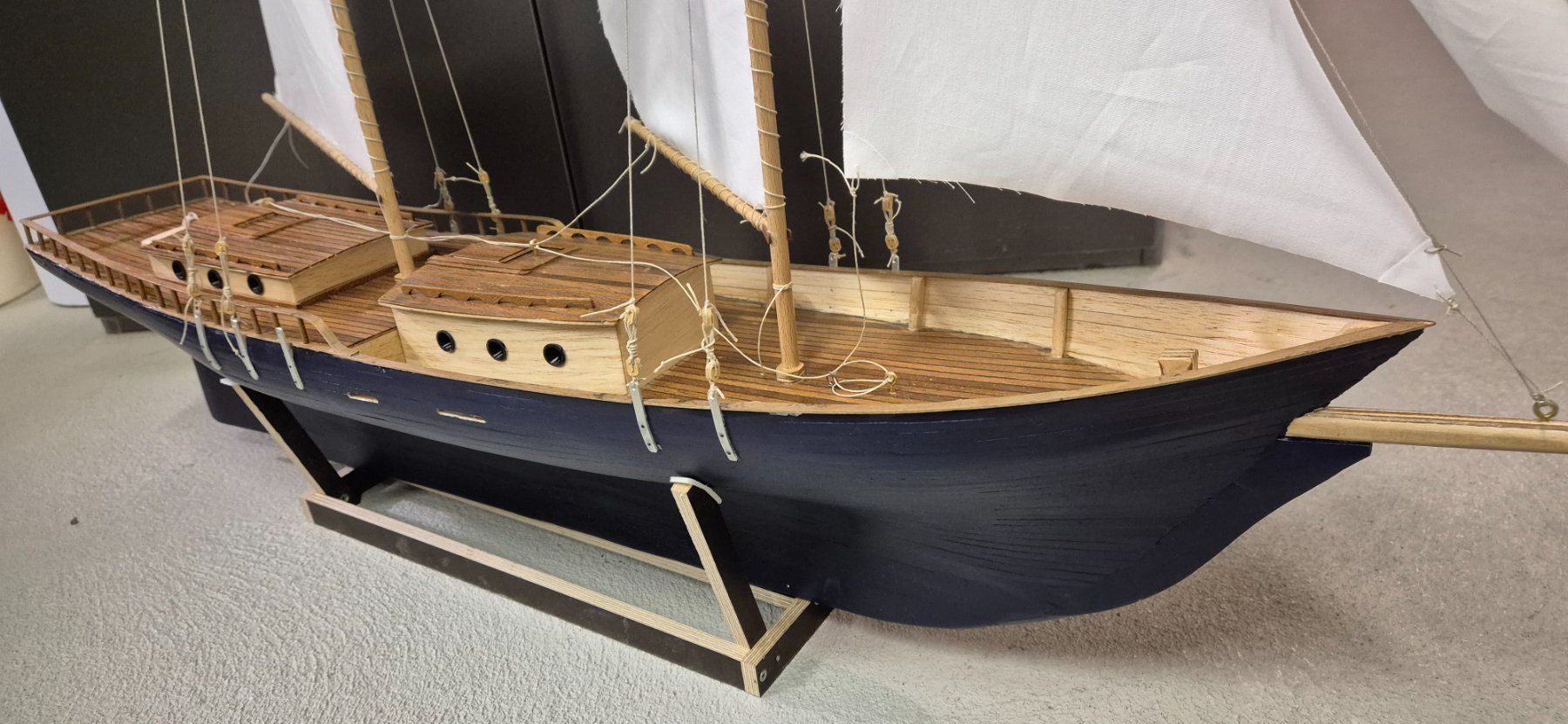 Modellismo RC: Modellsegelschiff Zweimaster – Usato da Tägerig venduto da f21CD17 5
