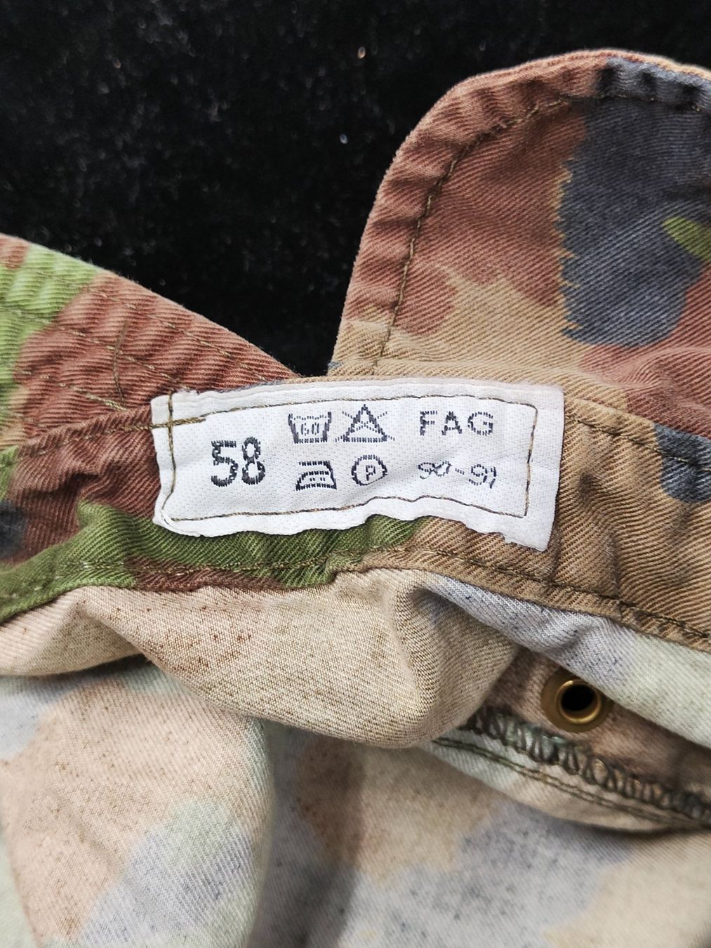 Schweizer Armee Uniformi: TAZ Ord. 1990 Mütze, Grösse 58 – Usato da Bauma venduto da SwissMilitaria 3