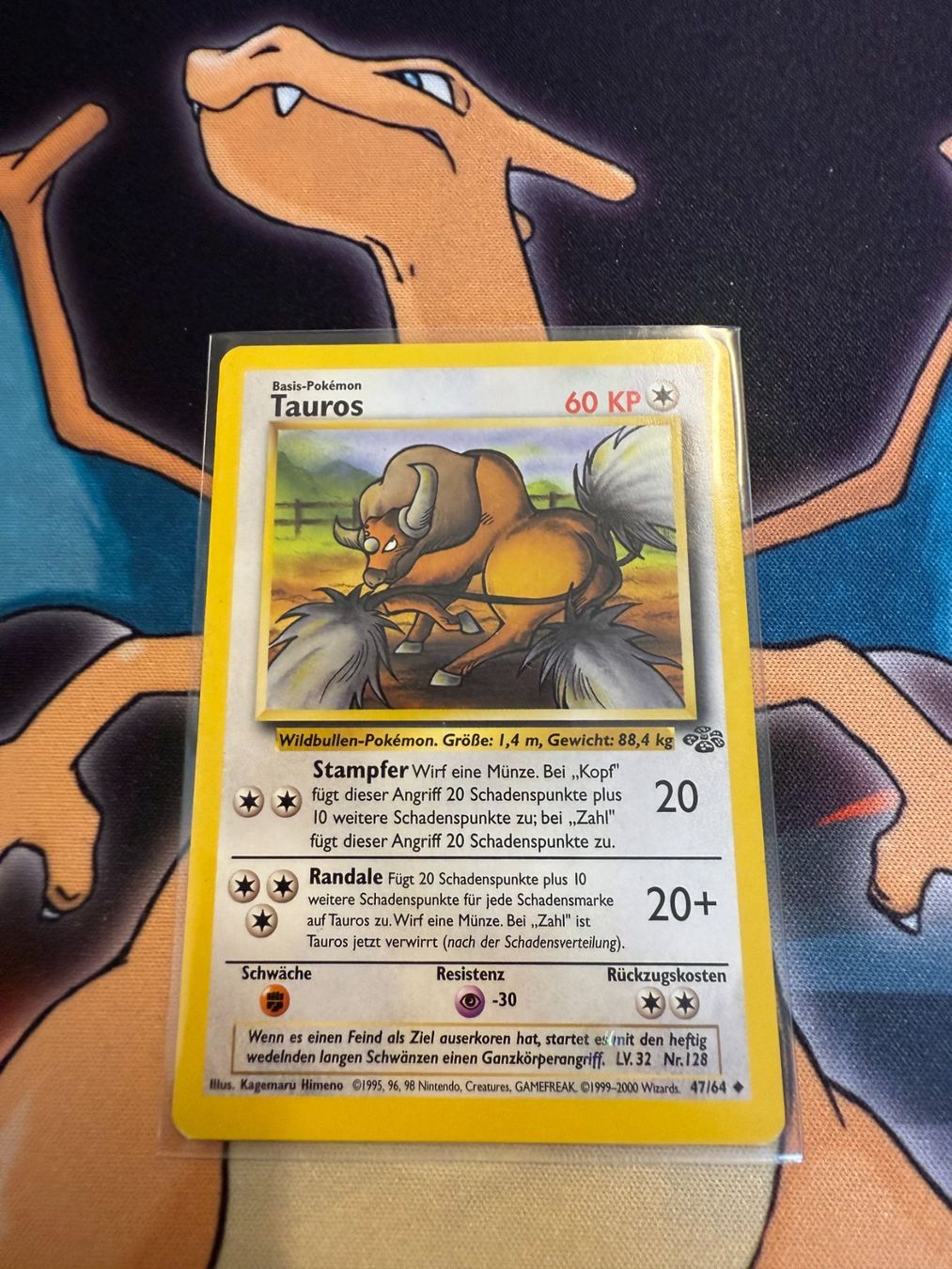 Pokémon Sammelbilder & Trading cards: Tauros (JU 47) - DE - Jungle – Gebraucht aus Bülach von Pfrenzel