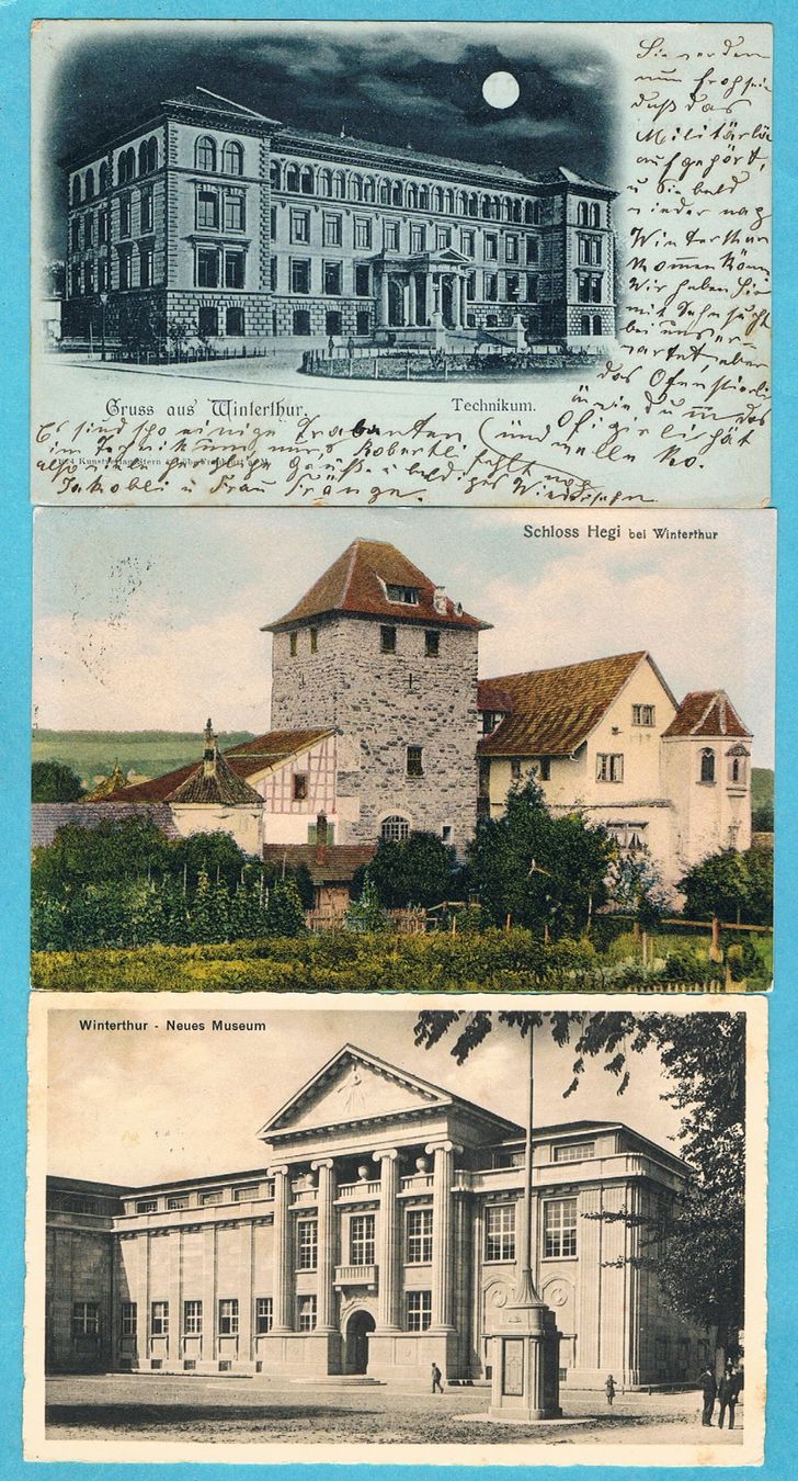 Ansichtskarten: Winterthur 9 Ansichtskarten ab 1898 ! Ab Fr.1! – Gebraucht aus Seedorf von Carabella3 2