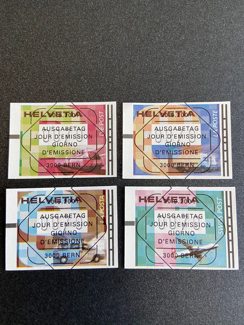 Tutti i francobolli: Lot Schweizer ET Briefmarken Sätze – Usato da Böckten venduto da Hansi36 1