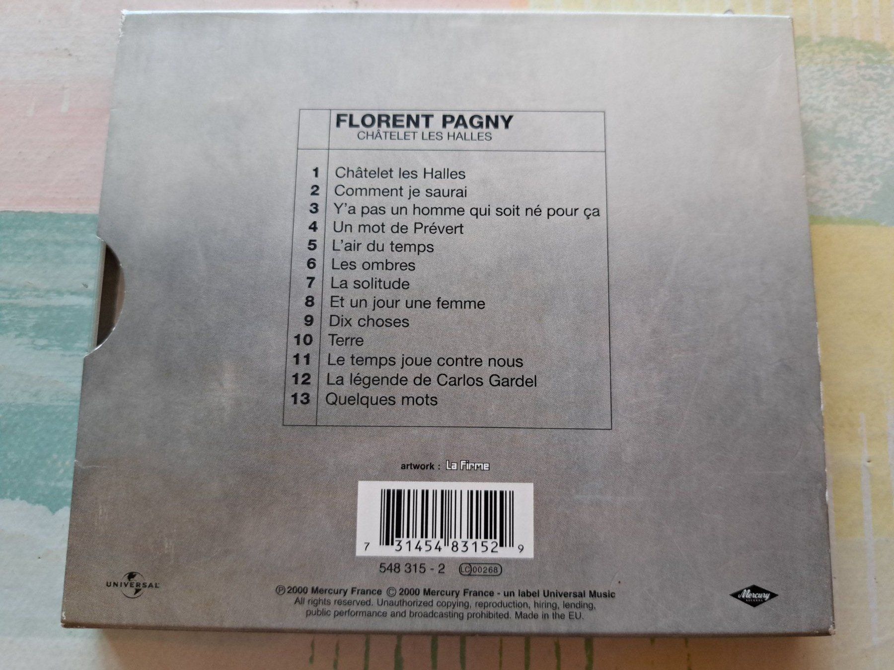 CD: Cd Florent Pagny - Chatelet les Halles – Usato da Pully venduto da bro_n52j 1