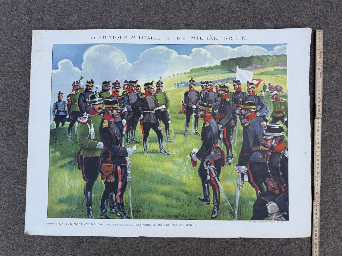 Armée suisse Uniformes: Lithographie Armée Suisse (Eggimann) – D'occasion à Fribourg par Ardoffel 1