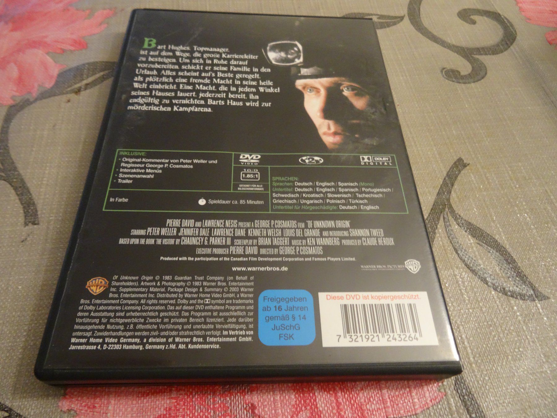 Tutti i DVDs: Peter Weller - Unheimliche Begegnung DVD – Usato da Olten venduto da Disc-Verkauf 2