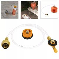 Gastank Adapter Schlauch Gaskartusche für Campingkocher