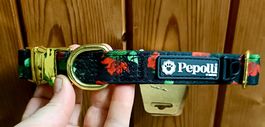 Hunde  Halsband Pepolli mit Rosen 🌹NEU