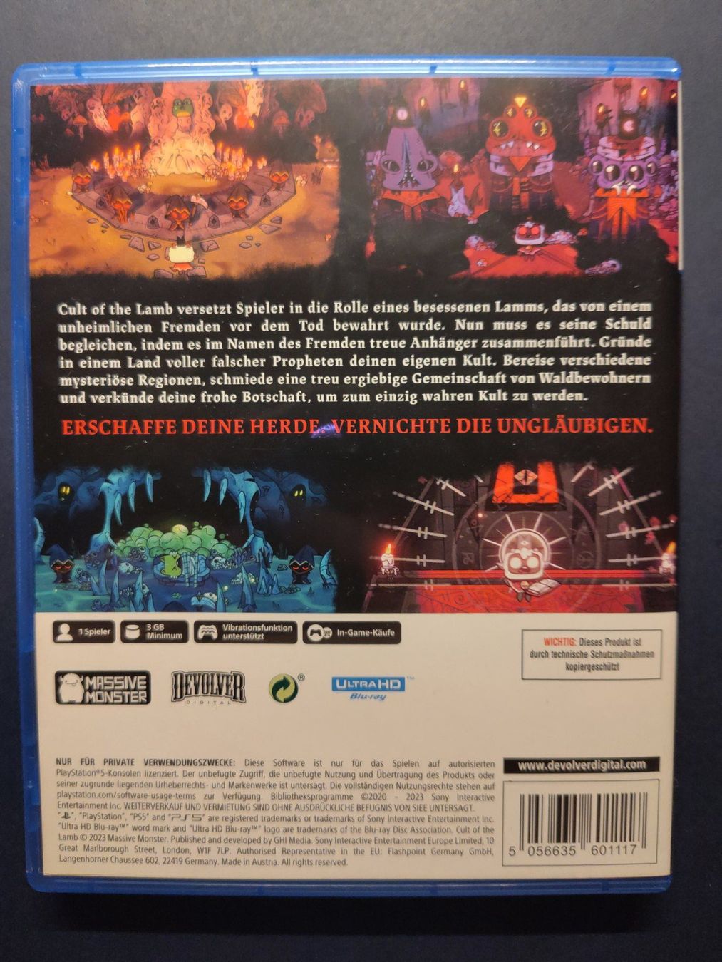 Sony Giochi: Cult of the Lamb Ps5 – Nuovo (secondo la descrizione) da Gutenswil venduto da N1ck_Name 1