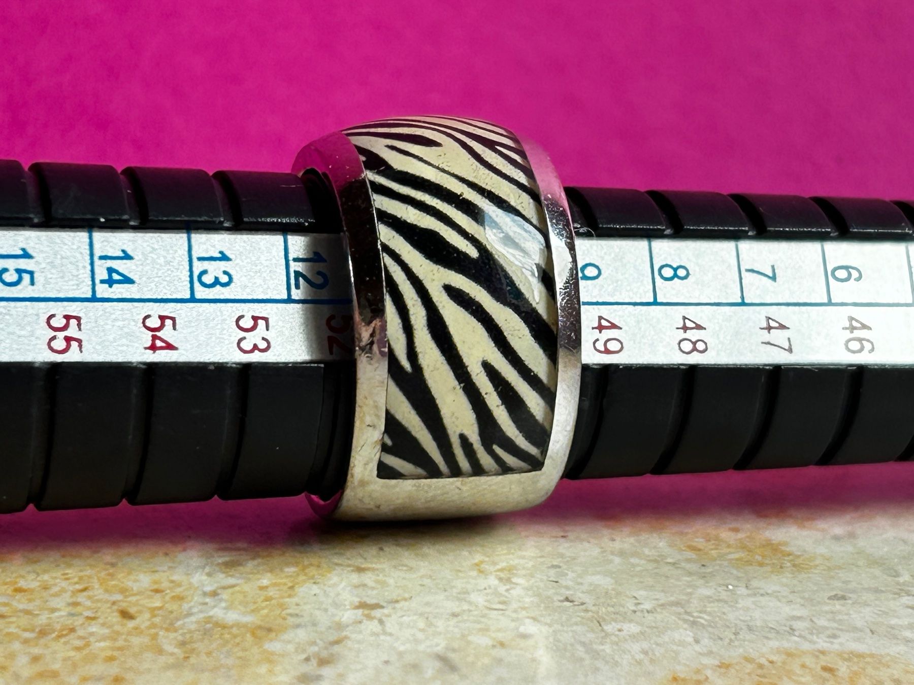 Ringe: Silberring Zebra (52) – Gebraucht aus Dittingen von Bijoubelle 5