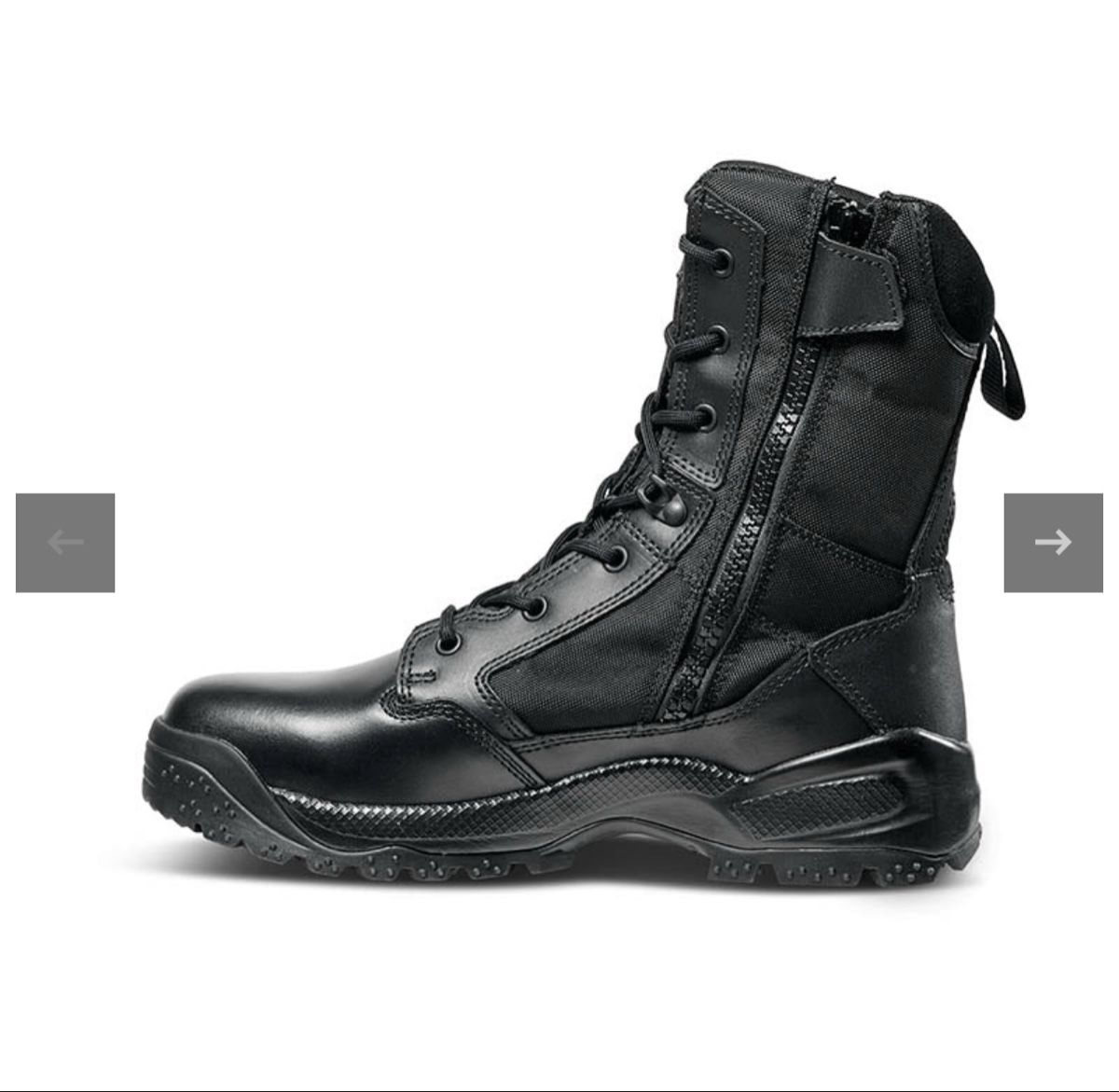 Scarpe da uomo: 5.11 Schuhe (ATAC 8" Side Zip Boot Schwarz, Grösse 44.5-46) – Nuovo (secondo la descrizione) da Basel venduto da jak_258t