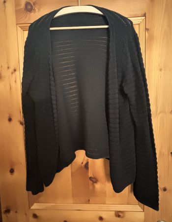 Schwarze Strickjacke, Cardigan