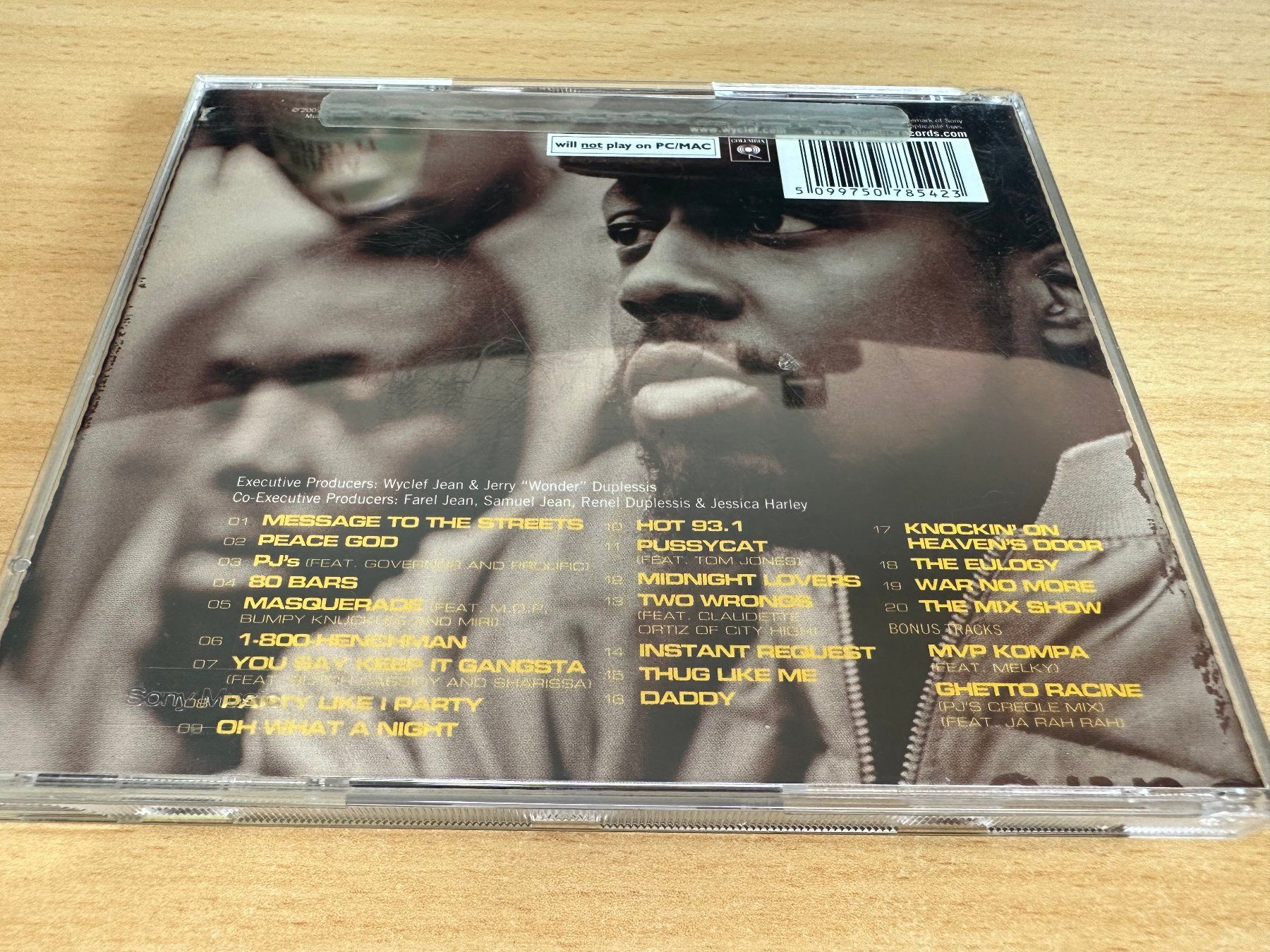 CD: Wyclef Jean – Masquerade – Usato da Rikon im Tösstal venduto da Alpenmutz 1