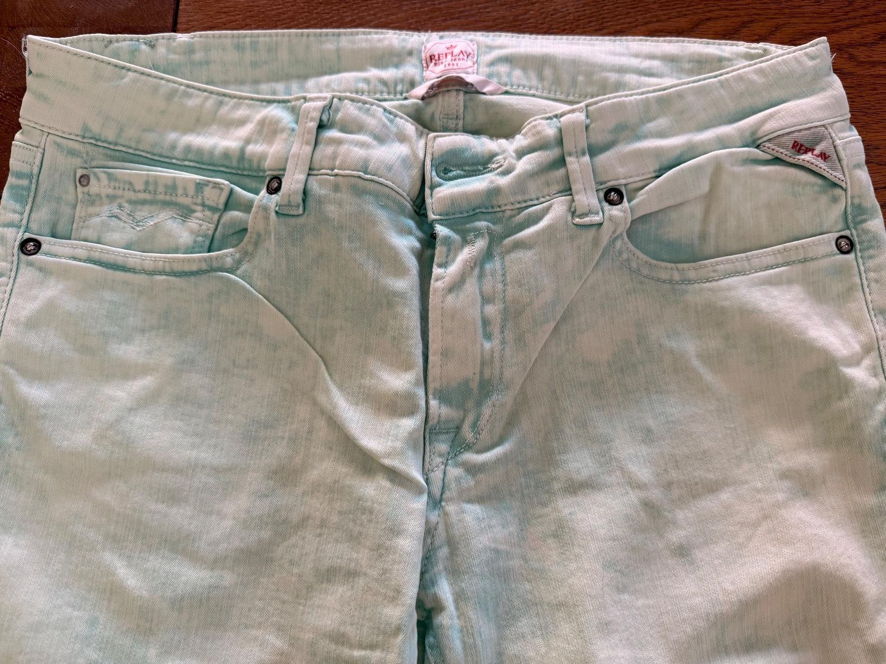 Replay Jeans: Replay Jeans : Hellgrün -Grösse 38 – Usato da Teufenthal AG venduto da MeineSchatztruhe 1