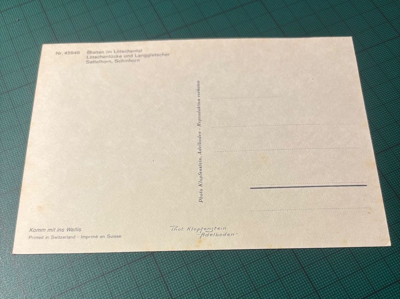 Cartes postales: AK Blatten VS ungel. – D'occasion à Utzenstorf par Rose0303 2
