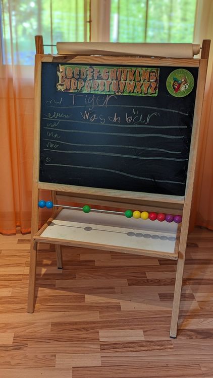 White Und Blackboard F r Kinder Mit Magnet Buchstaben Kaufen Auf Ricardo