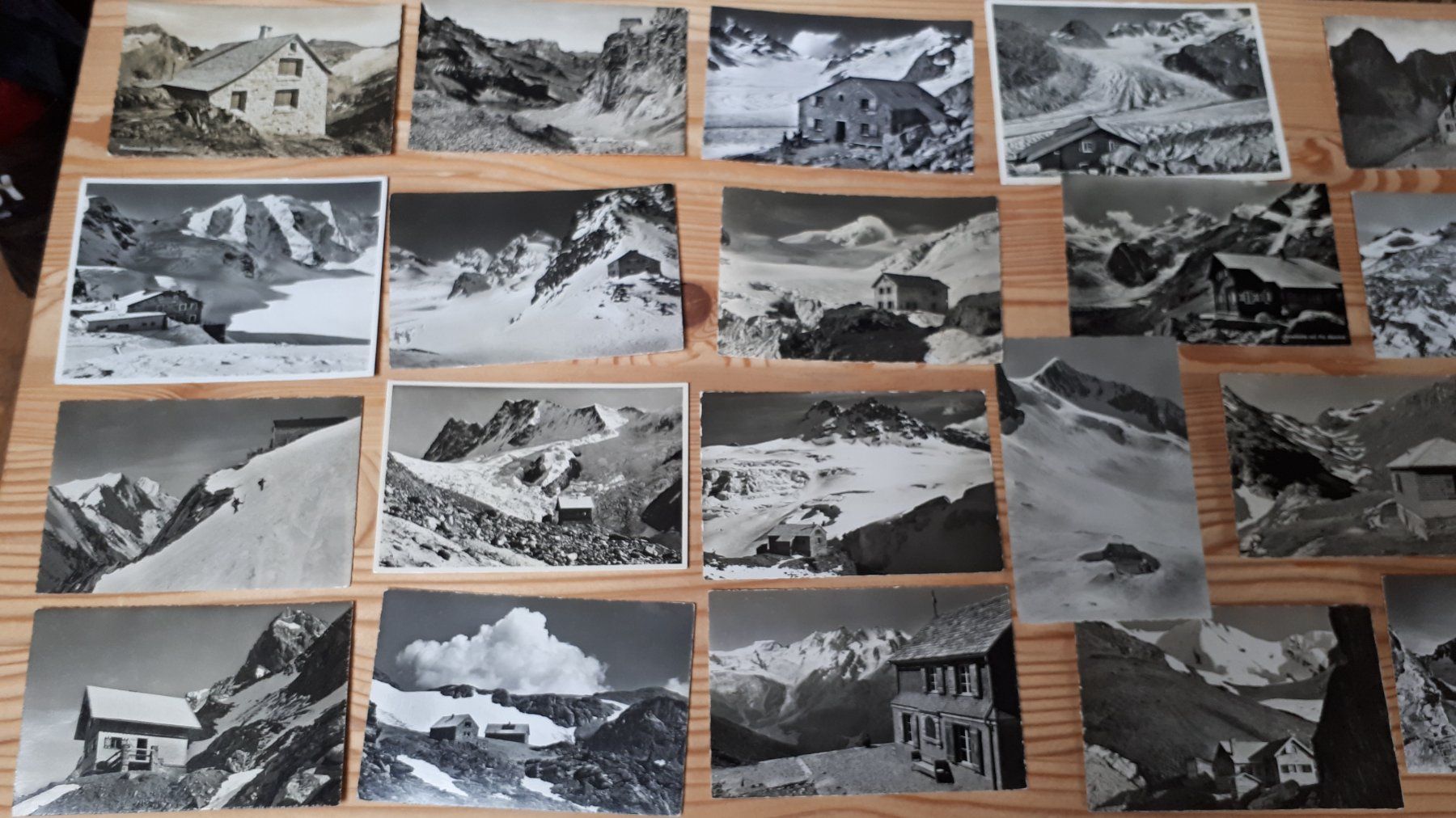 Cartoline postali: 20 AK Schweizer Berghütten s/w – Usato da Goldiwil (Thun) venduto da chilou 1