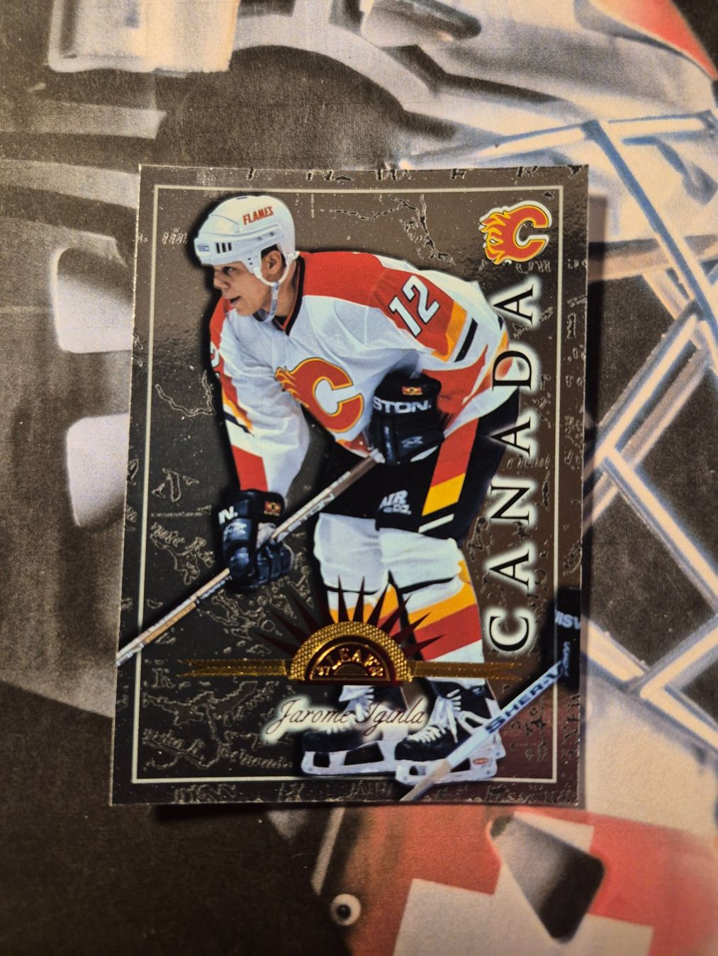 NHL Carte collezionabili: NHL Jarome Iginla Calgary Flames – Usato da Treiten venduto da Sauber73